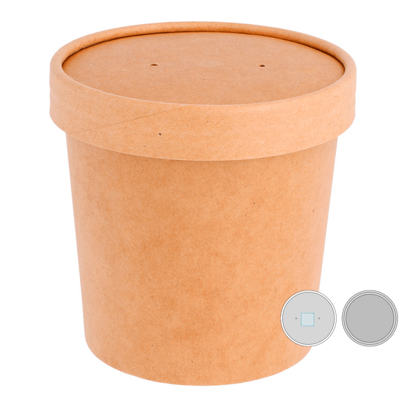 Containers with Kraft Lid